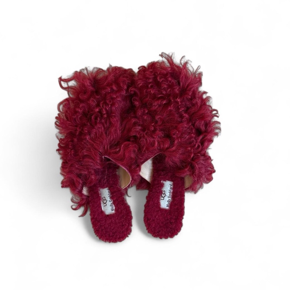 UGG x Molly Goddard Red Slippers